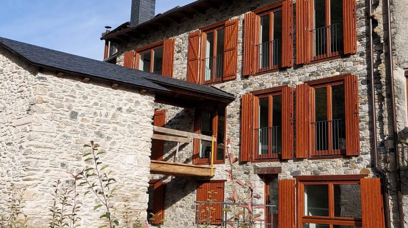 Edificio casa Brusau, Benasque (Huesca)