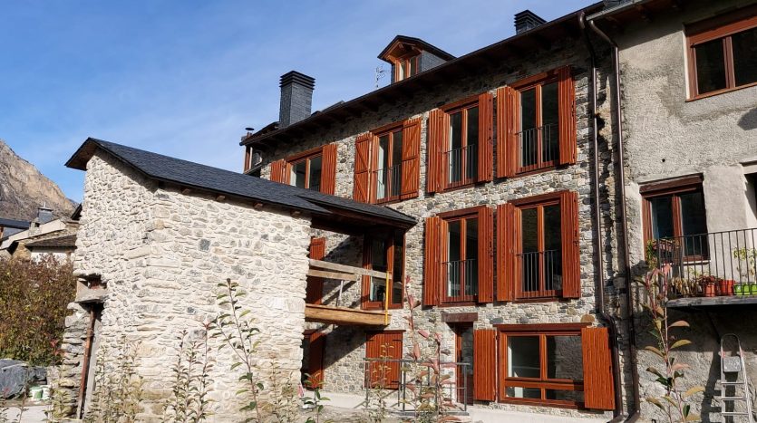 Edificio casa Brusau, Benasque (Huesca)