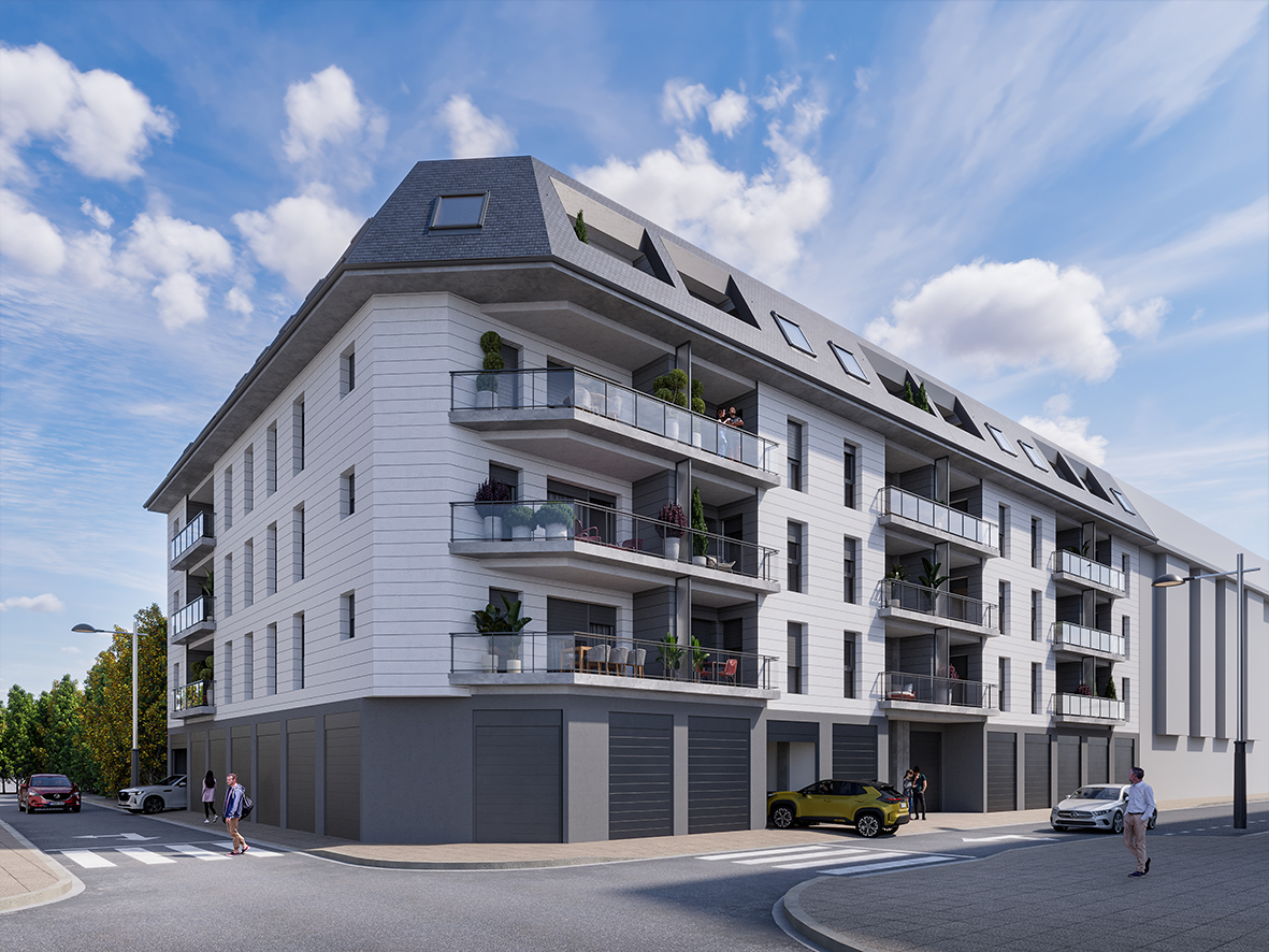 Comprar Vivienda en Aínsa (Pirineo Huesca) de obra nueva - Venta  apartamento en Aínsa Edificio Golden Sobrarbe I